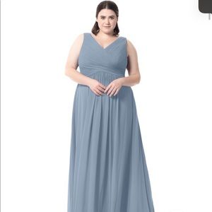 Azazie Plus Size Bridesmaids Dress (style: Flora)